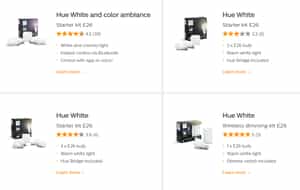 Lightbulbs with reviews and ratings