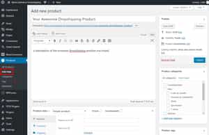 add WooCommerce product