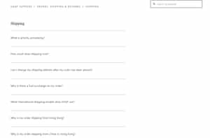 GOAT shipping policy