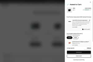 GoPro eCommerce Cart Drawer