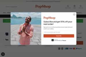 Email Subscription Promo Code Idea