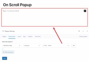 Blank Popup Editor