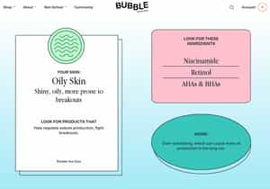 Bubble Product Quiz Tool