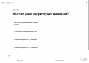 Vivobarefoot eCommerce Features Example