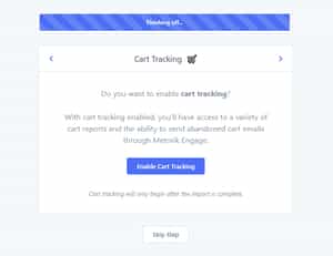 Metorik sign up wizard