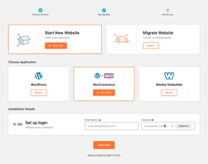 SiteGround setup