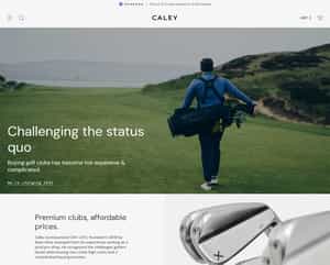 Caley About Us Page Example