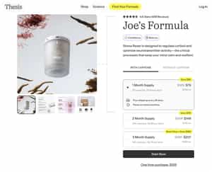 Thesis Product Recommendation Quiz
