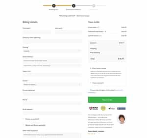 Conversion rate tips - #5: Shoptimizer's distraction-free checkout process