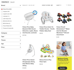 Mattel online store
