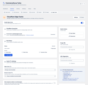 CommerceGurus Turbo: Cloudflare Edge Caching
