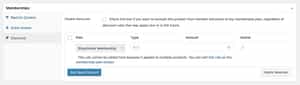 You can exclude an item from the membership offer if you wish