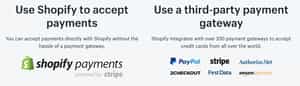 Shopify Payments vs. Third Party Payment Providers