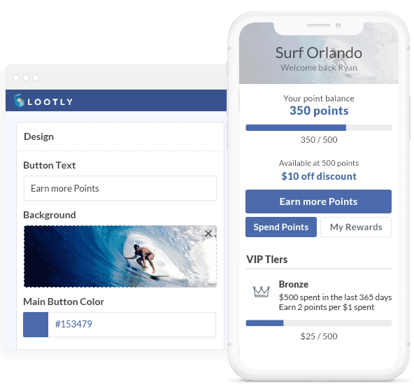 Lootly's Points and Rewards tool