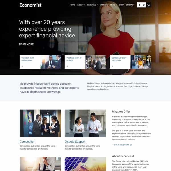 Economist WordPress Theme