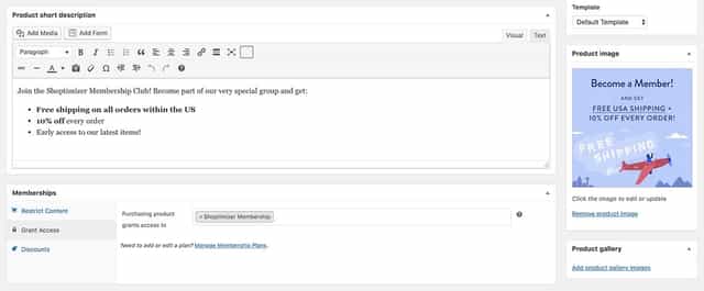Grant access to the membership plan upon purchase