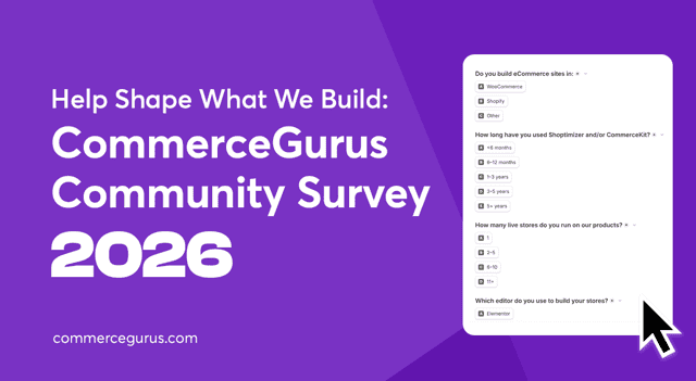 Help Shape What We Build Next: The CommerceGurus Community Survey 2026