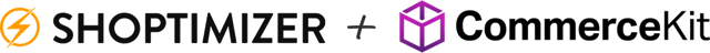 Shoptimizer and CommerceKit Logos