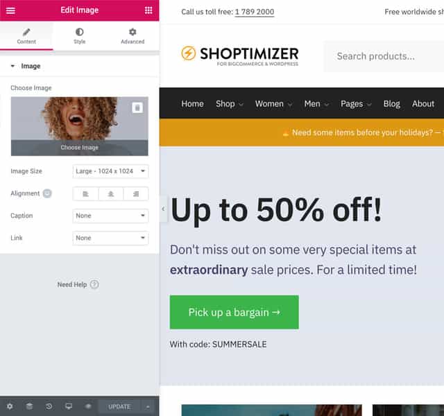Elementor Page Builder compatibility