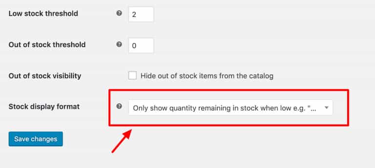 Display format