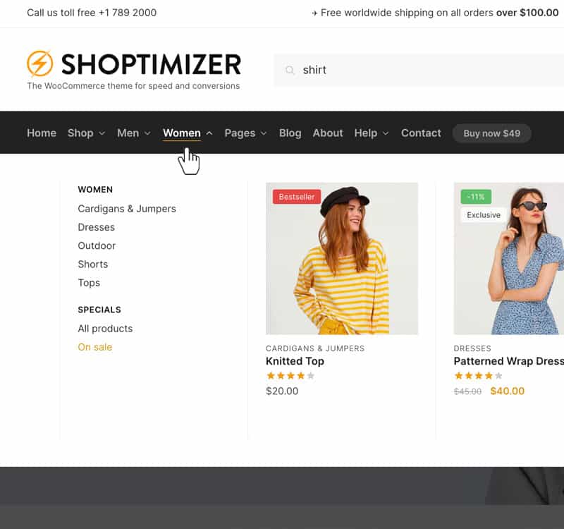 Shoptimizer - The Fastest WooCommerce Theme