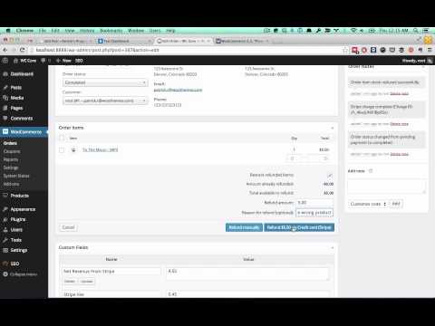 WooCommerce 2.2 Automatic Refunds