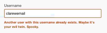 Mailchimp username