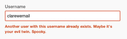 Mailchimp username