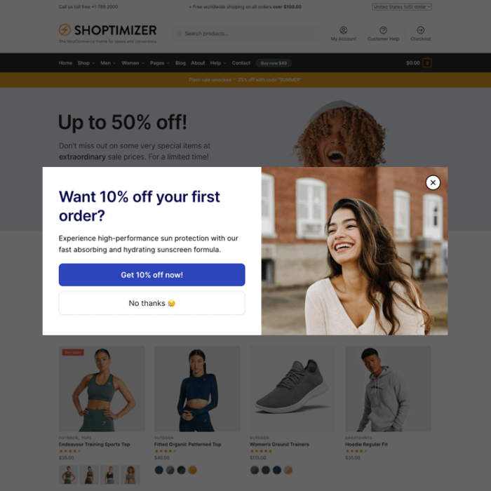 CommerceGurus Popups plugin