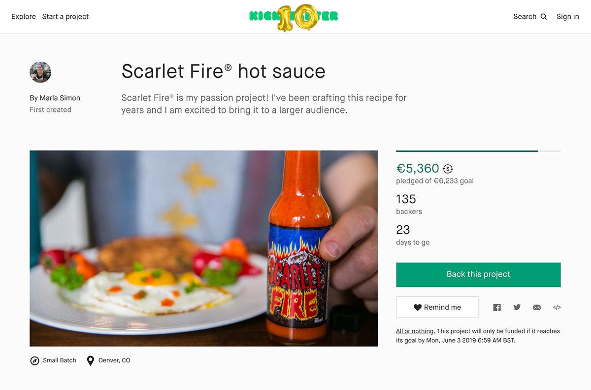 Hot Sauce on Kickstarter
