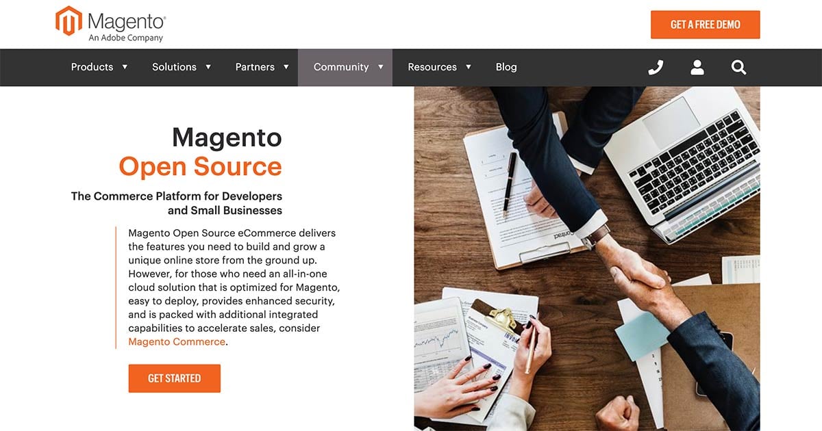 Magento Opensource eCommerce