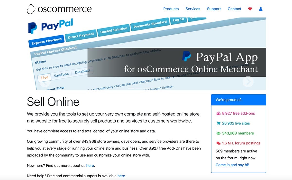 osCommerce