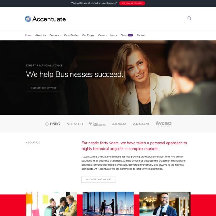 Accentuate WordPress Theme