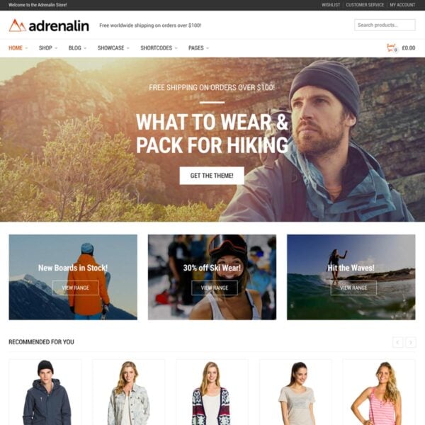 Adrenalin WooCommerce Theme