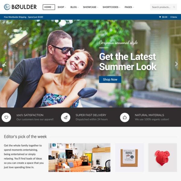 Boulder WooCommerce Theme