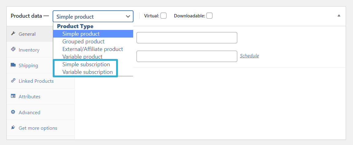 Simple subscription vs variable subscription