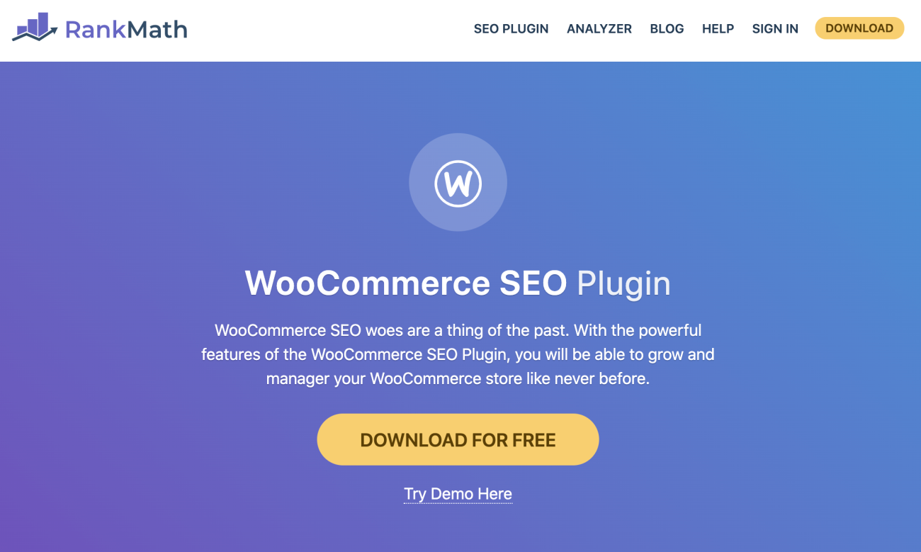 Rank Math WooCommerce SEO