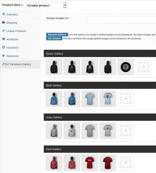 Smart Variations Images for WooCommerce back-end