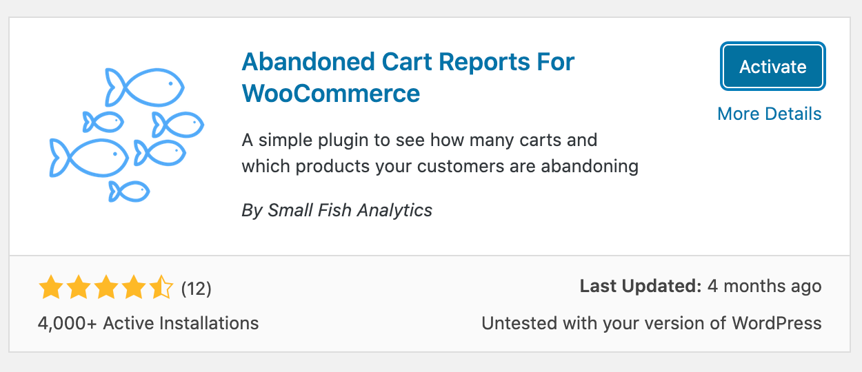 Abandoned Cart Reports for WooCommerce