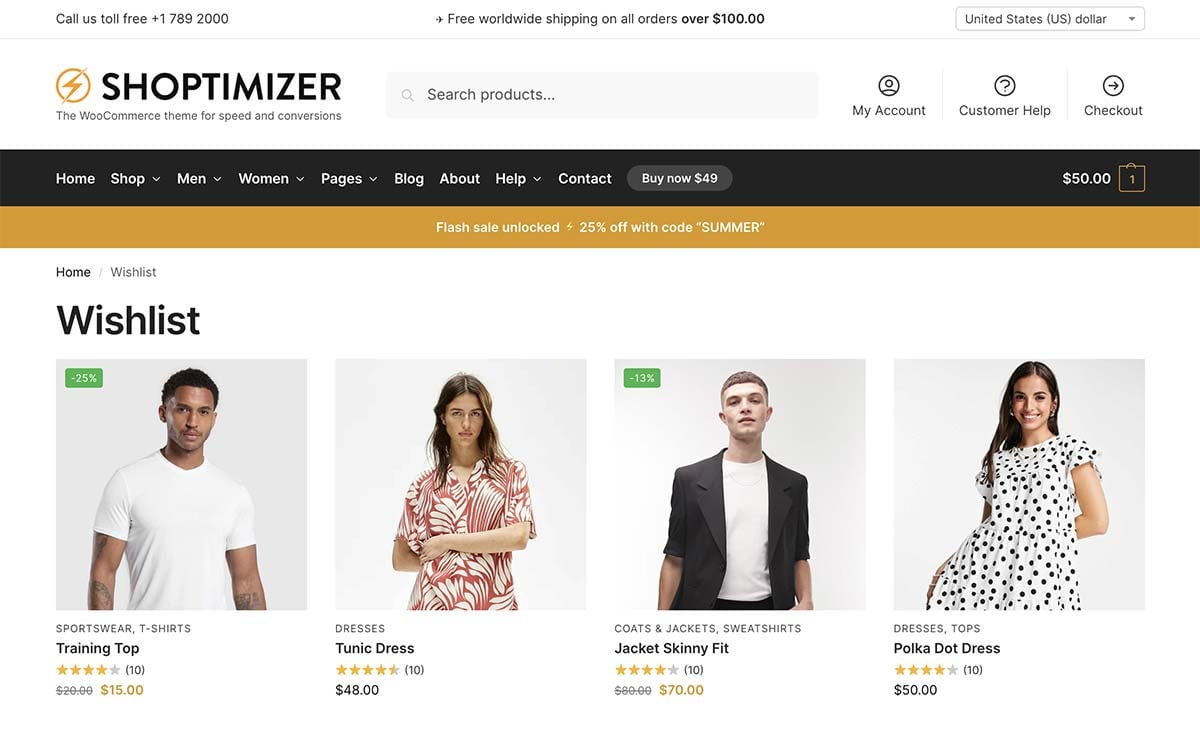 CommerceKit Wishlist