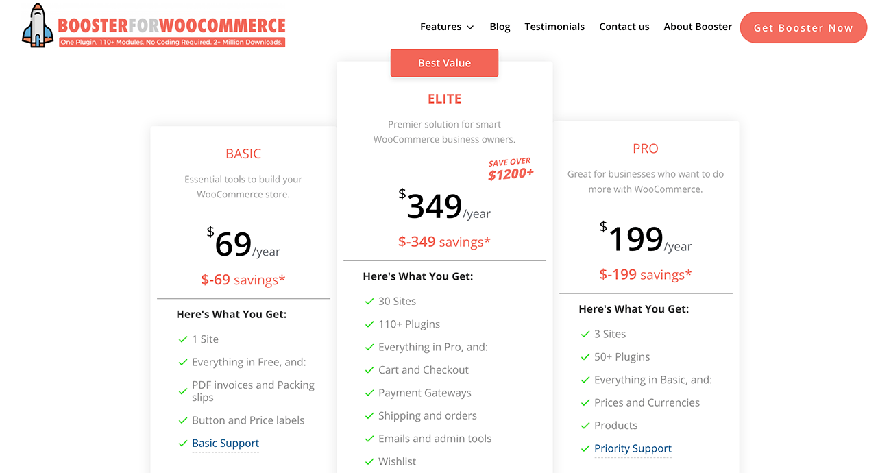 WooCommerce Booster prices