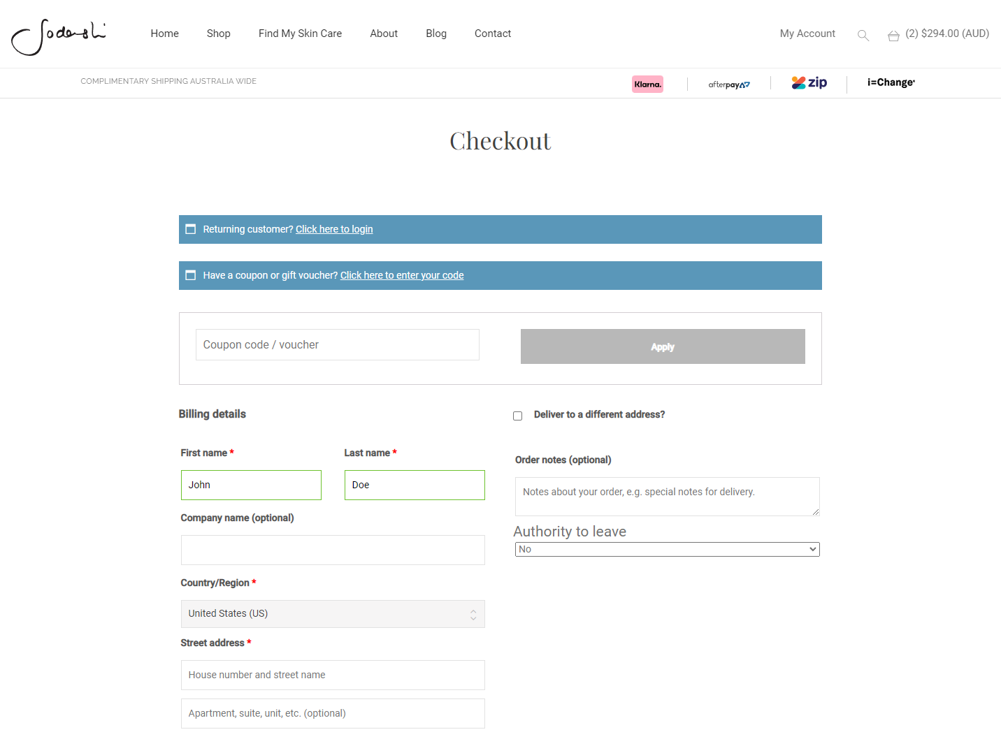 WooCommerce checkout flow