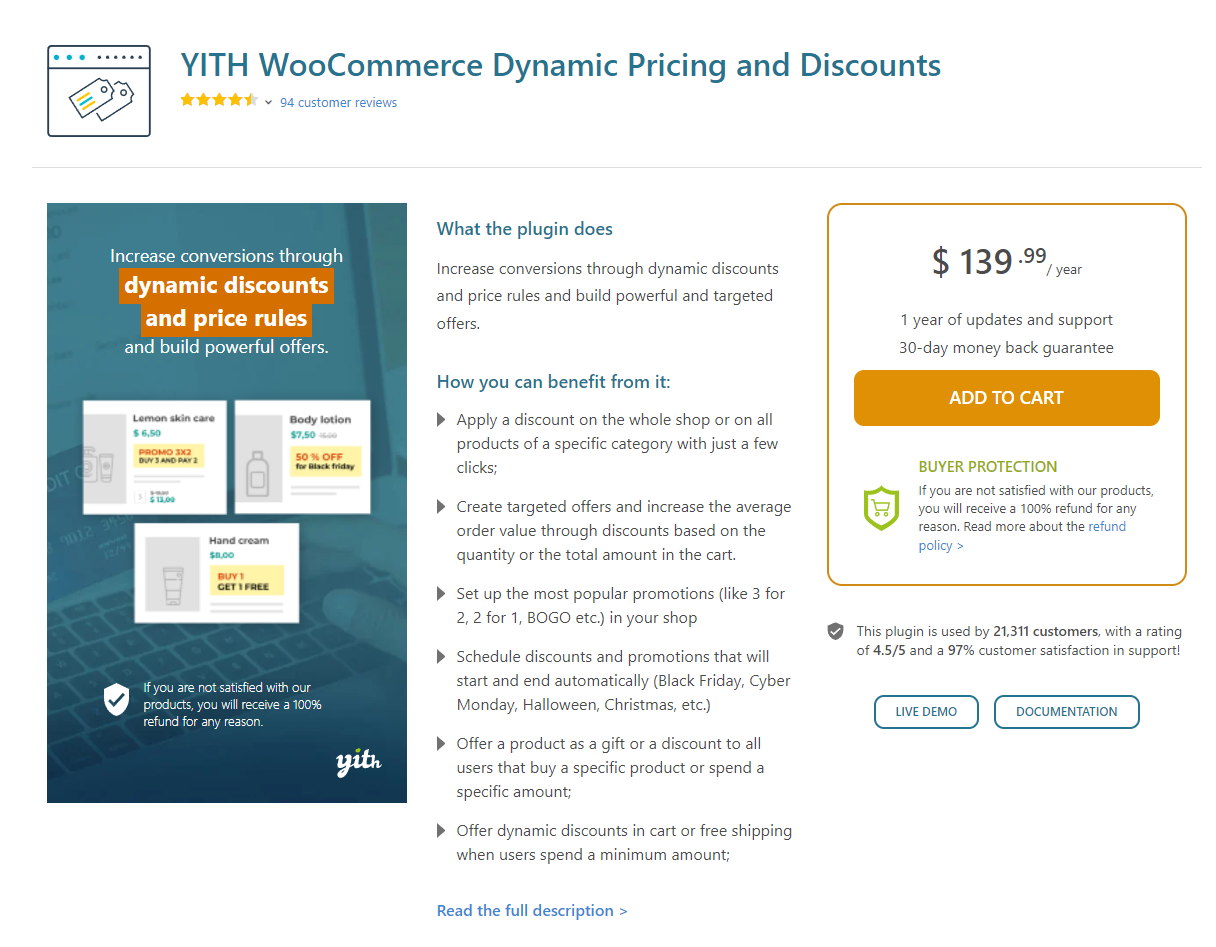 YITH WooCommerce Dynamic Pricing and Discounts