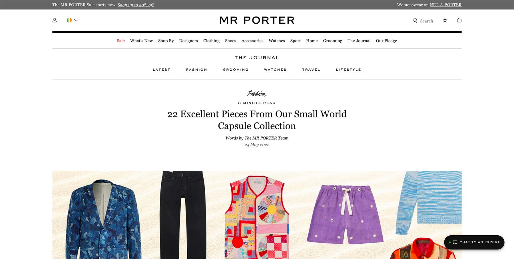 Mr Porter Journal