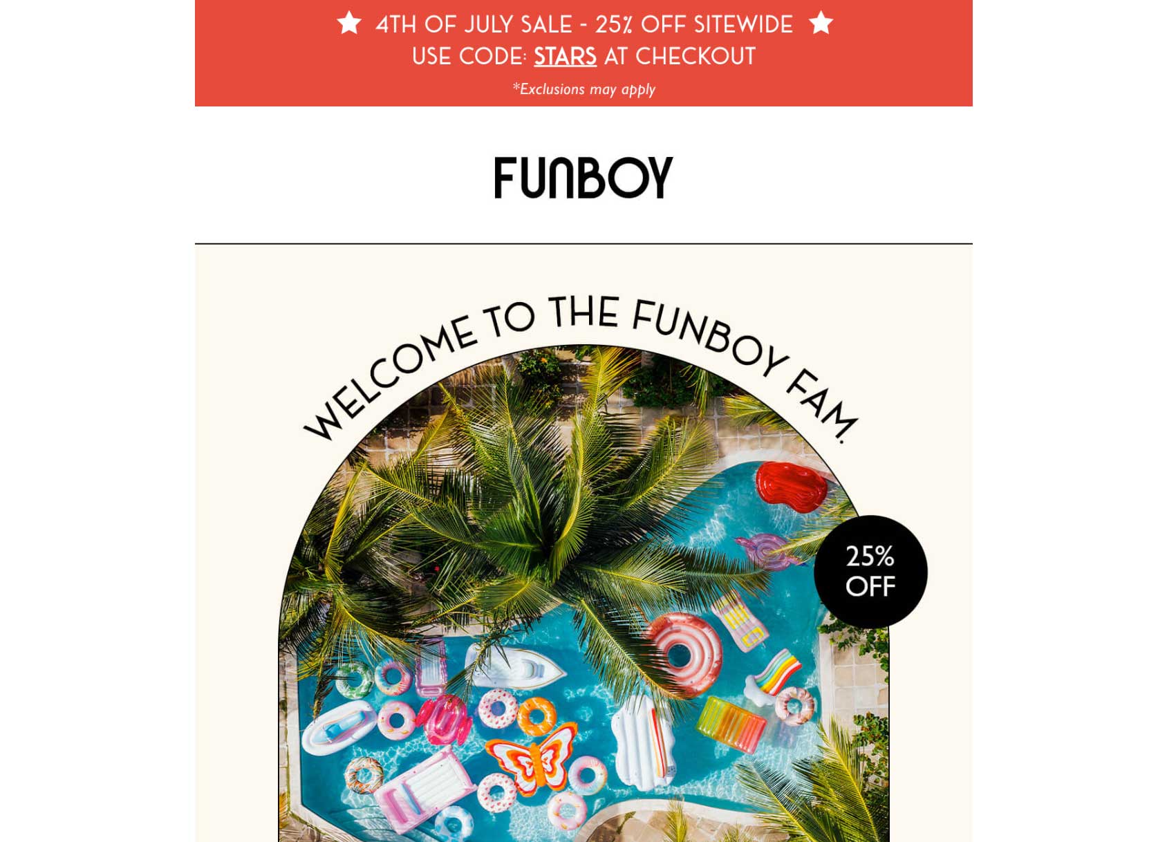 Funboy Welcome Post-Purchase eCommerce Emails