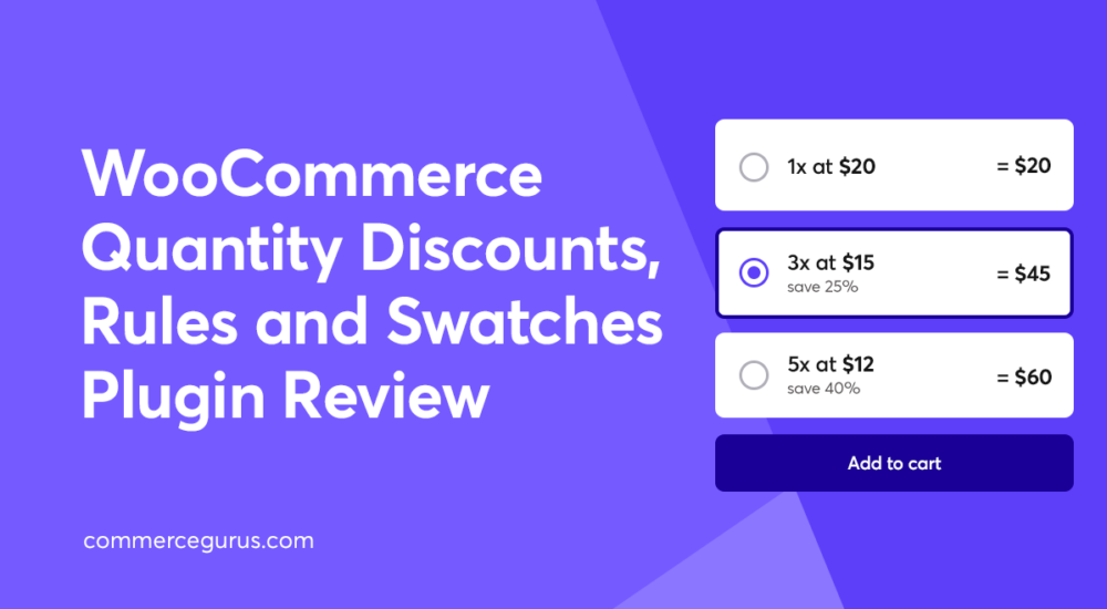 WooCommerce Quantity Discounts