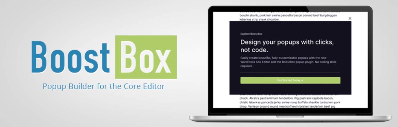 BoostBox Popup Plugin for WordPress