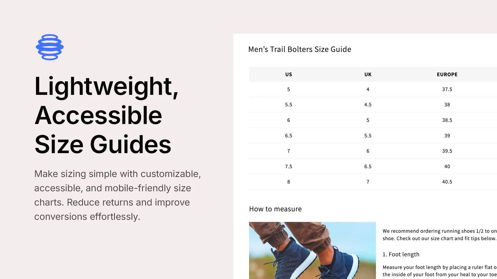 Size Guides Shopify App