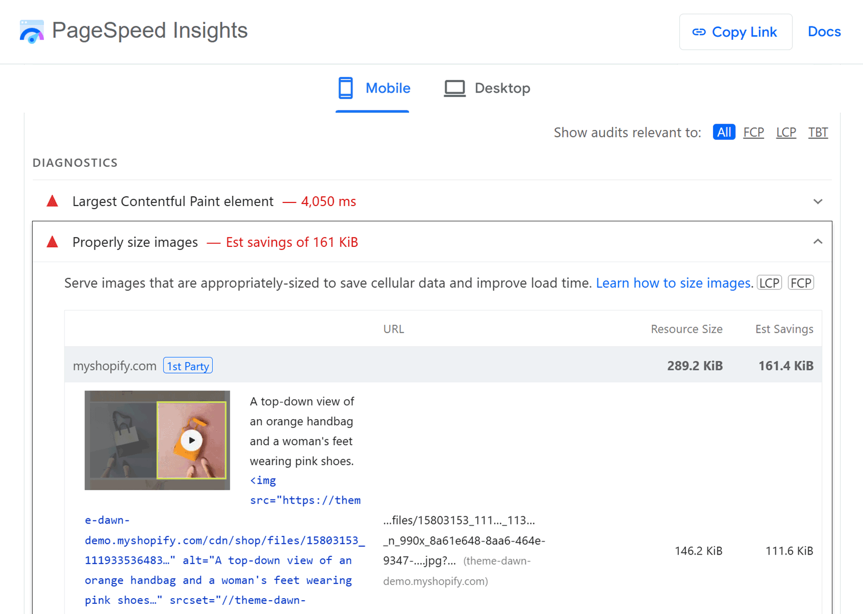 Shopify Speed Optimization Guide: Google PageSpeed Insights