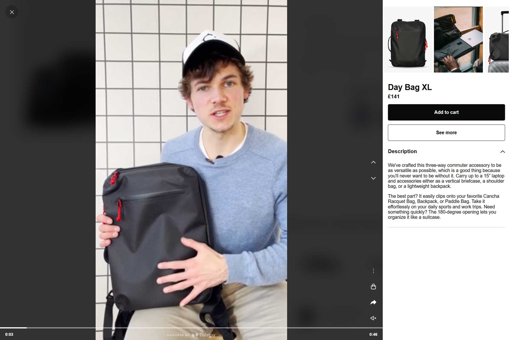 Cacha Bags Dynamic Product Page Example